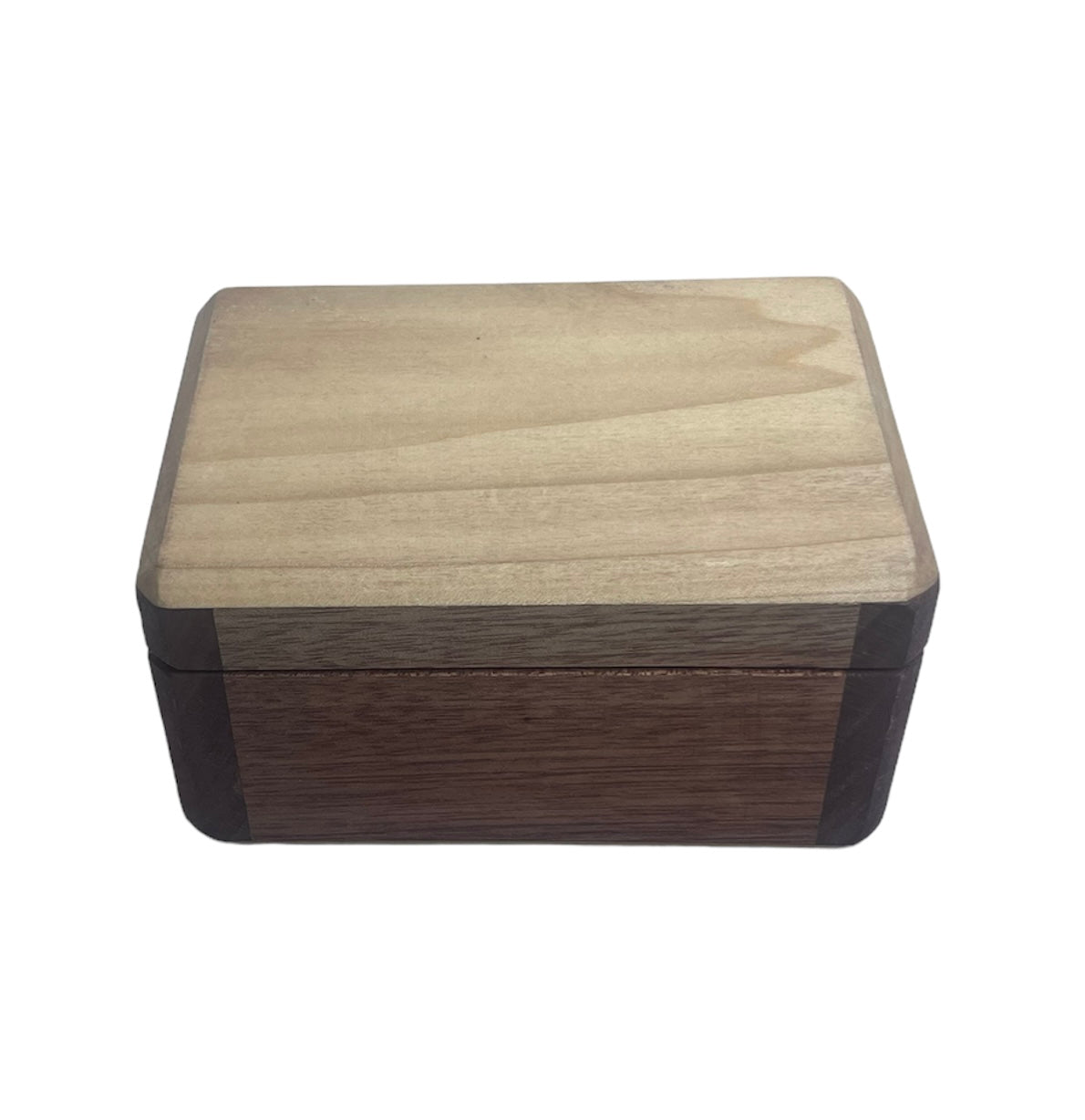 Handmade wooden keepsake box