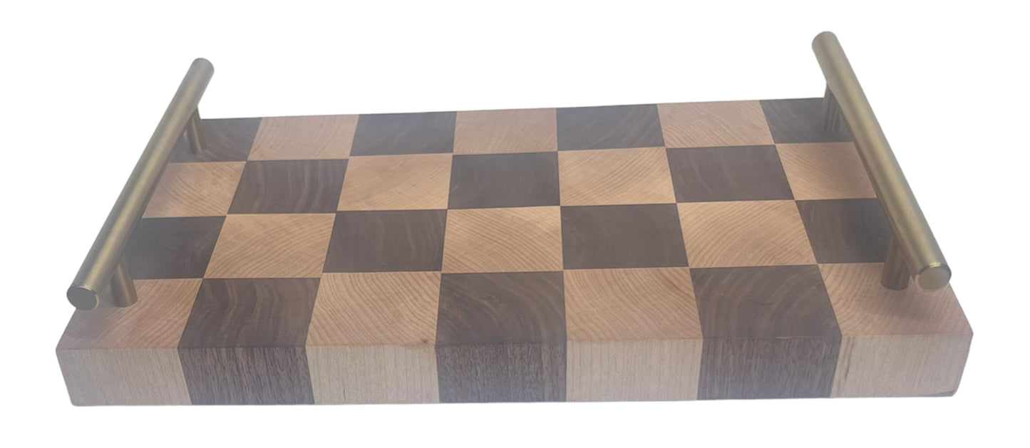 Handmade wooden serving board