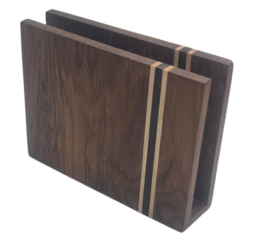 Handmade wooden napkin holder