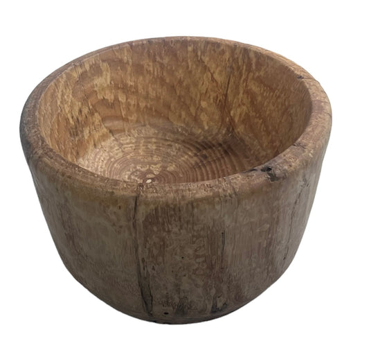 Medium handmade wooden bowl