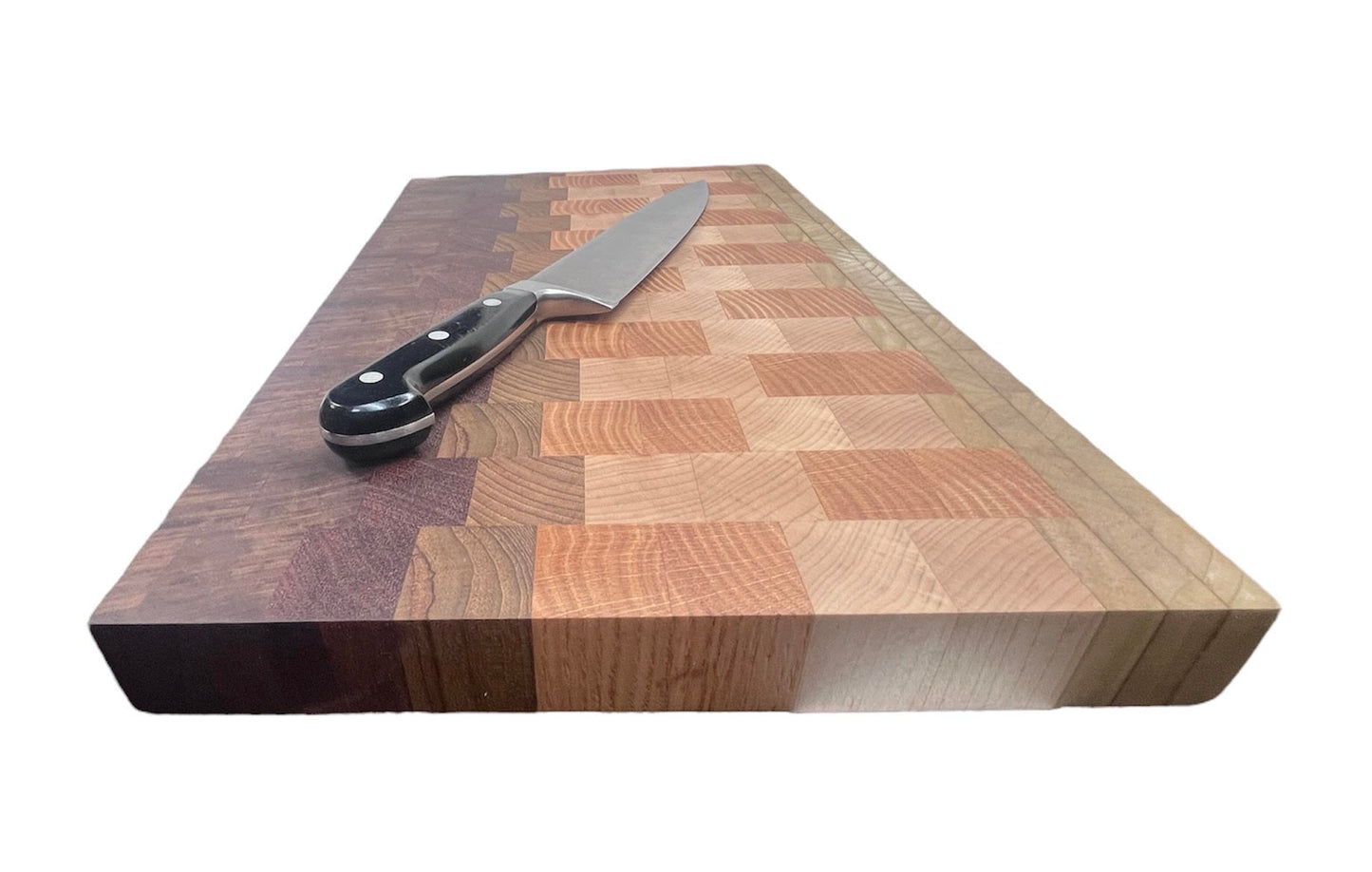 Handmade end grain cutting board